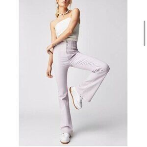 Size 29 FREE PEOPLE Jayde Flare Jeans Lavender Purple